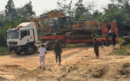 NAIMOS arrests galamsey kingpin over bribery attempt, seizes excavators at Cape Three Points