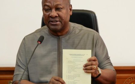 John Dramani Mahama Assents to 24-Hour Economy Authority Bill