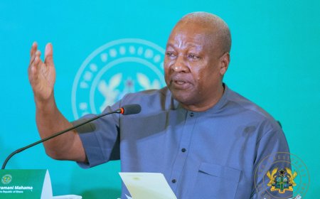 President Mahama targets 15% manufacturing share of GDP, 500,000 industrial jobs by 2030
