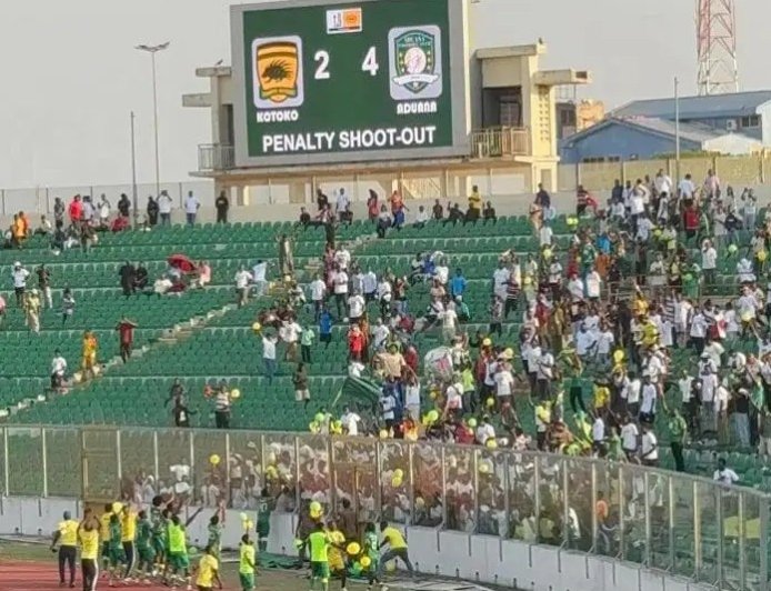 Kotoko Crash Out of MTN FA Cup After Penalty Shootout Defeat to Aduana FC