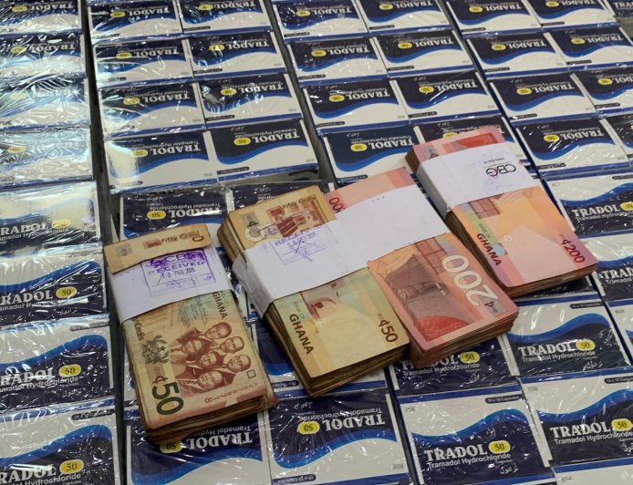 Five Arrested in Ashanti Region Over Tramadol Seizure and Alleged GH¢50,000 Bribe Attempt