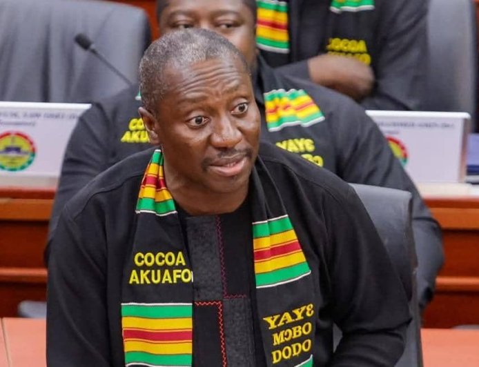 Alexander Afenyo-Markin Condemns Display of Ken Ofori-Atta’s Photo in Parliament, Urges Fairness and Due Process