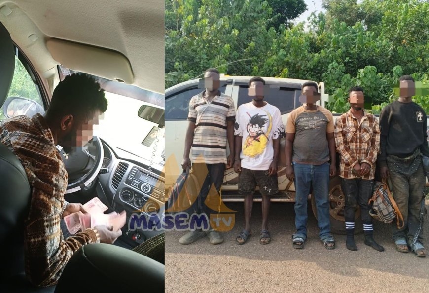 NAIMOS seizes Excavators and arrests galamseyer who attempted bribing the Taskforce and four (4) others at Cape Three Points