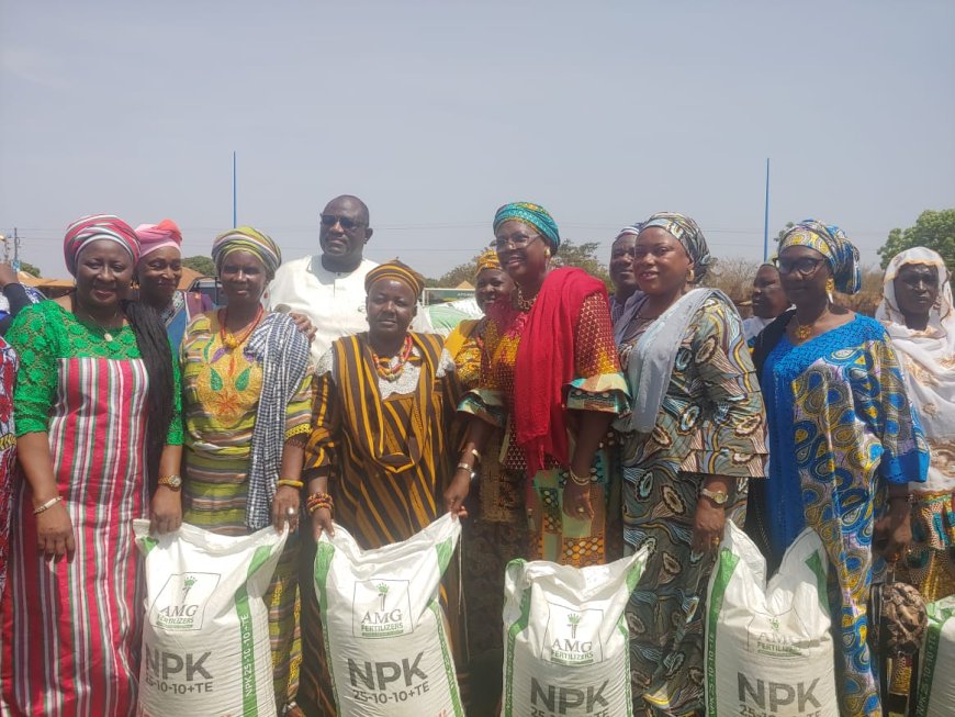 MP for Salaga South Supports 400 Vulnerable Women with Fertilizers