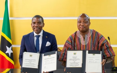 Ghana and St. Kitts and Nevis Agree on Visa-Free Travel for Citizens