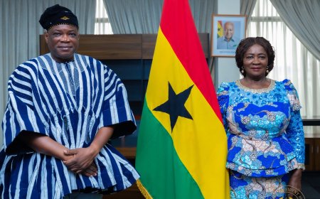 Vice President Opoku-Agyemang Engages Roads Ministry on National Infrastructure, Calls for Patience and Contractor Support