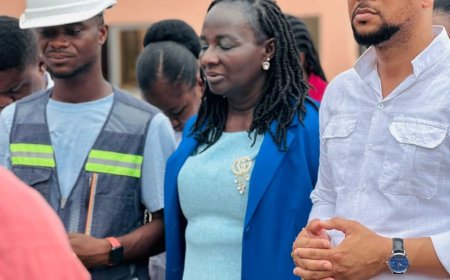 Sunyani East MP cuts sod for mechanized boreholes at Sunyani Nursing and Midwifery Training College