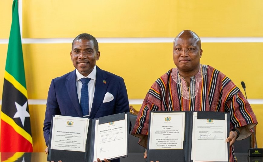 Ghana and St. Kitts and Nevis Agree on Visa-Free Travel for Citizens