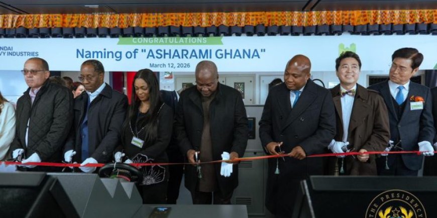 President Mahama Commissions Sahara LPG Carrier in South Korea to Boost West Africa’s Energy Security