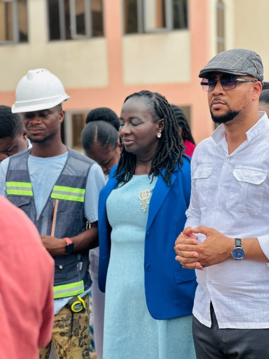 Sunyani East MP cuts sod for mechanized boreholes at Sunyani Nursing and Midwifery Training College