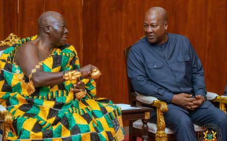 Asantehene urges Mahama to champion a new political culture