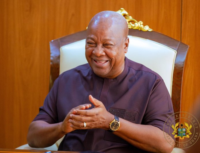 President Mahama Jokingly Advises Ghanaians to Avoid Late-Night Banku as He Promotes Healthier Eating Habits