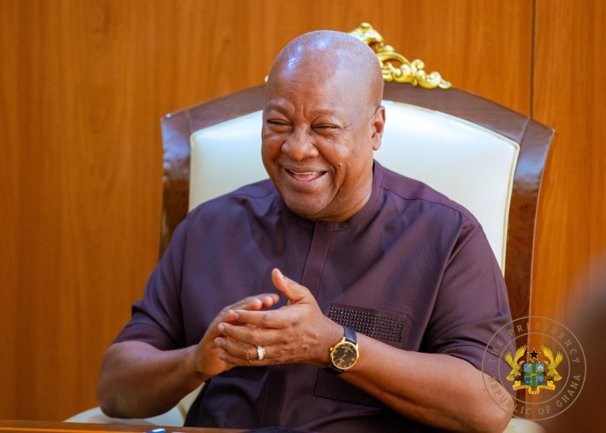President Mahama Jokingly Advises Ghanaians to Avoid Late-Night Banku as He Promotes Healthier Eating Habits