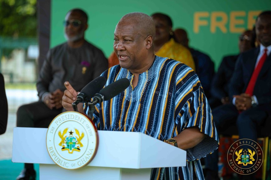Tricycles Under Free Healthcare Programme Are Not Ambulances - President Mahama