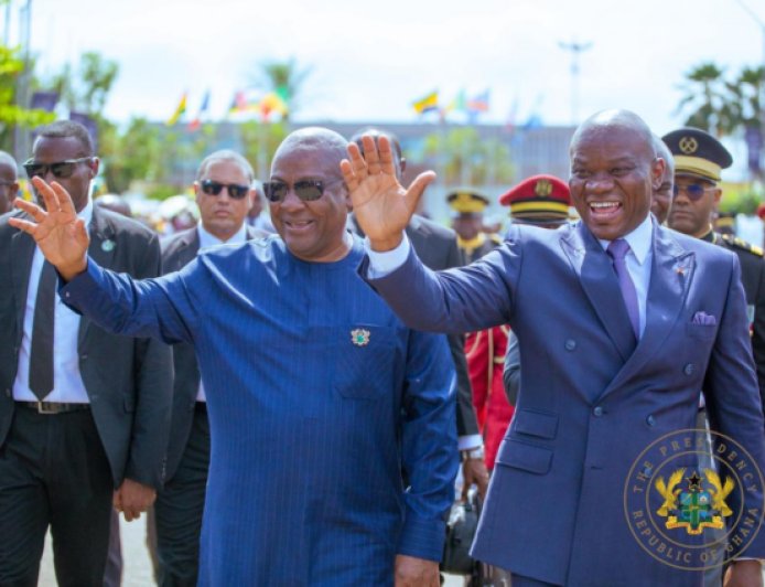 President Mahama attends innovation and development forum in Libreville