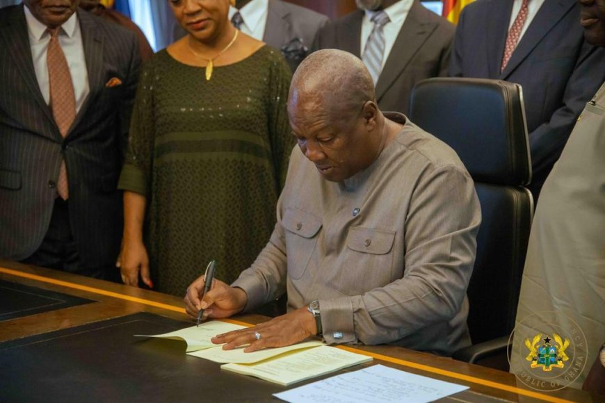 President  Mahama signs Legal Education Reform Bill into law, ending Ghana School of Law’s 66-year monopoly