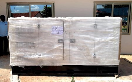 Dormaahene Marks 27th Anniversary with Donation of 120kVA Power Generator to Dormaa Presbyterian Hospital