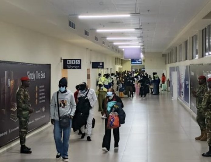 Second Batch of 345 Evacuated Ghanaians Returns from South Africa