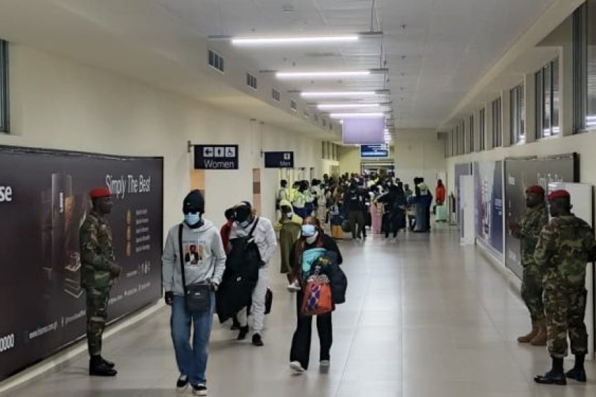 Second Batch of 345 Evacuated Ghanaians Returns from South Africa
