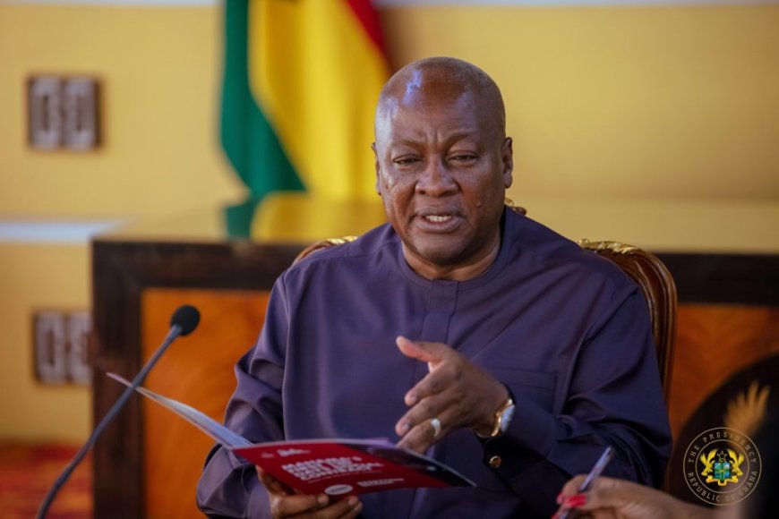 Ghana’s Prosperity Will Be Driven by Innovation, Not Natural Resources – Prez Mahama